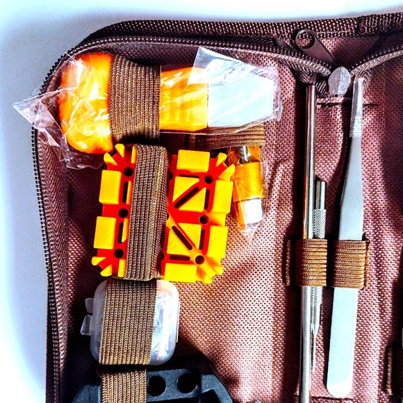 Watch Repair Kit by King'sdun Professional 168 Piece Tool Set w/Zipper Case NEW! - Picture 2 of 16